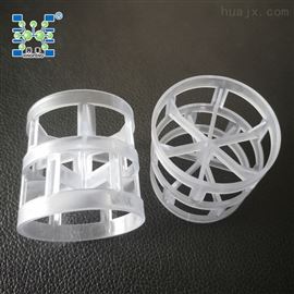 50mmPVC鲍尔环填料 聚氯乙烯填料 透明PVC材质