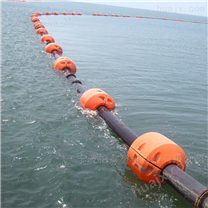 水面黑管子用浮筒 杭州橘红色疏浚浮体批发