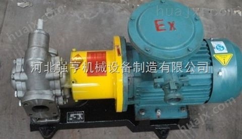 湘潭强亨防爆圆弧齿轮泵可输送不含固体颗粒无腐蚀性的各种液体