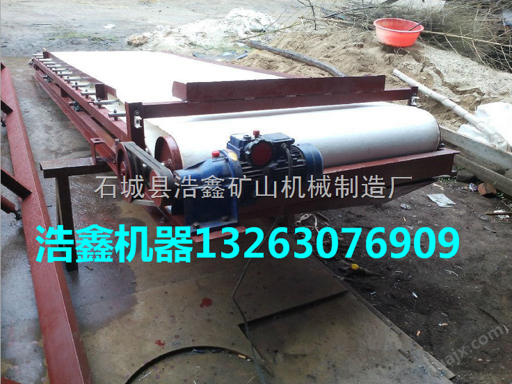 贵州厂家制造重力选矿毛毯机设备 精矿回收机 微细粒菱矿提取布沟机价格