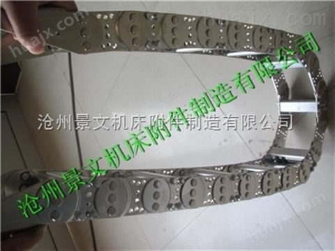 大型钢铝耐磨尼龙拖链工程链条