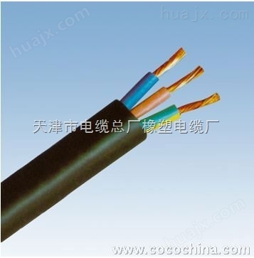 YZW铜芯橡套软电缆四芯x2.5平方线